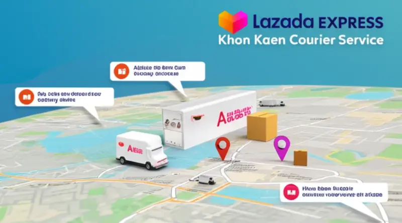 รู้จัก LEX Lazada Express ขอนแก่น: ข้อมูลบริการ เขตพื้นที่รับส่ง เวลาทำการ และจุดให้บริการที่สำคัญ
