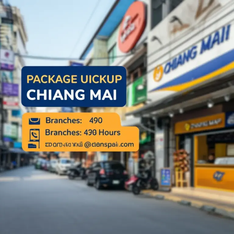 วิธีค้นหาสาขา/จุดรับพัสดุในเชียงใหม่ เวลาทำการ ช่องทางติดต่อและแผนที่