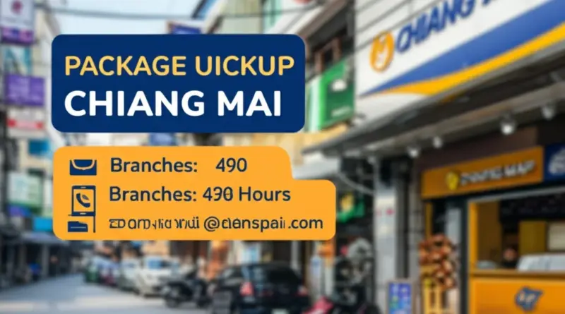 วิธีค้นหาสาขา/จุดรับพัสดุในเชียงใหม่ เวลาทำการ ช่องทางติดต่อและแผนที่