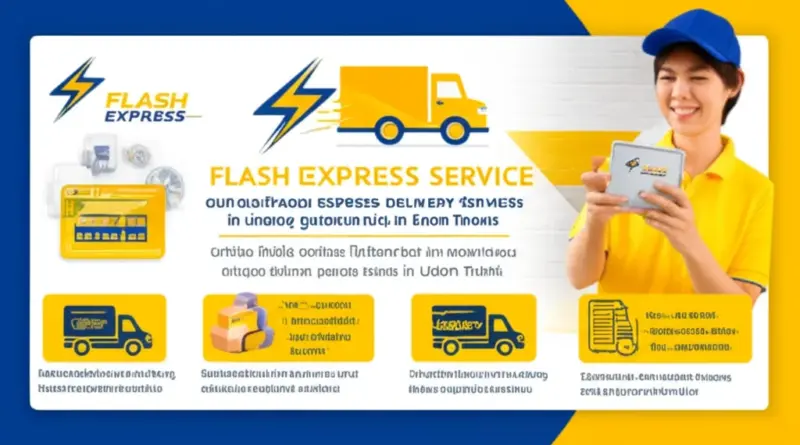 Flash Express อุดรธานี: คู่มือบริการจัดส่งพัสดุครบจบในหนึ่งหน้า