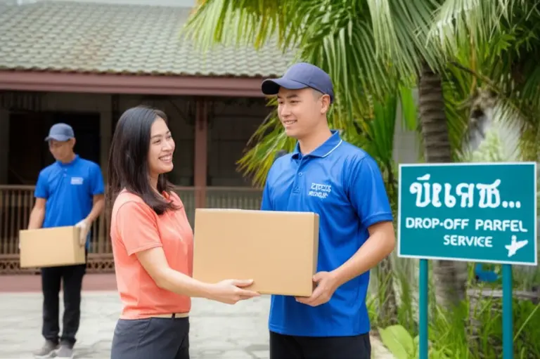 วิธีการใช้บริการ ส่งพัสดุ รับพัสดุแบบ Drop-off และบริการรับพัสดุถึงบ้านที่หนองบัวลำภู