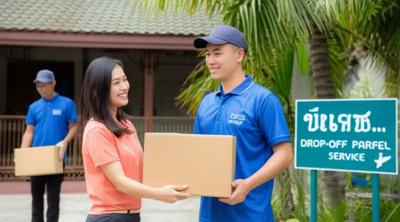 วิธีการใช้บริการ ส่งพัสดุ รับพัสดุแบบ Drop-off และบริการรับพัสดุถึงบ้านที่หนองบัวลำภู