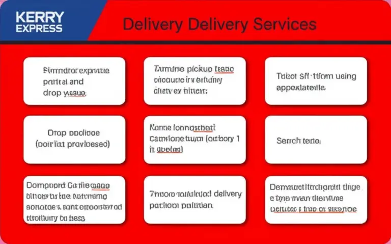 สรุปบริการ Kerry Express ในจังหวัดร้อยเอ็ด: ประเภทการจัดส่ง เวลาในการรับ-ส่ง และค่าบริการคร่าวๆ