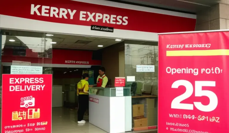 บริการของ Kerry Express ในอำนาจเจริญ: ประเภทบริการ เวลาเปิด-ปิด และค่าบริการท้องถิ่น