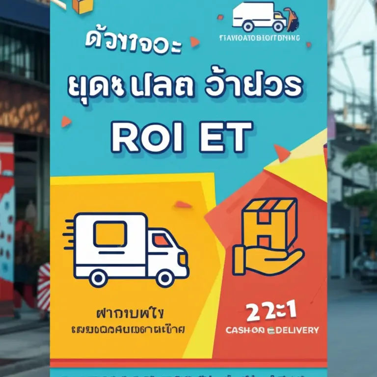 ราคาและบริการส่งพัสดุในร้อยเอ็ด: ค่าจัดส่งแบบปกติ, เก็บเงินปลายทาง และโปรโมชั่น