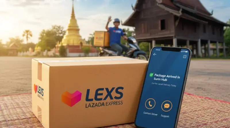 LEX Lazada Express สุรินทร์: ตรวจสอบสถานะ จัดส่ง และวิธีติดต่อเมื่อพัสดุถึงจังหวัดสุรินทร์