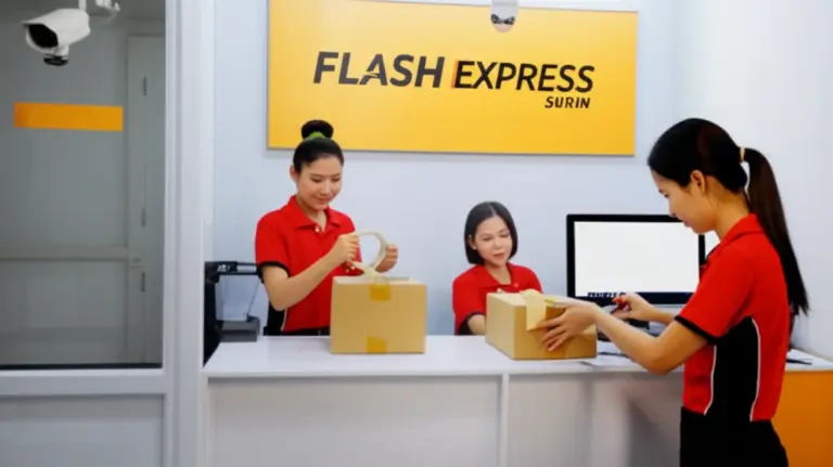 ขั้นตอนการส่งพัสดุและแพ็กของให้ปลอดภัยที่จุดฝากส่ง Flash Express สุรินทร์