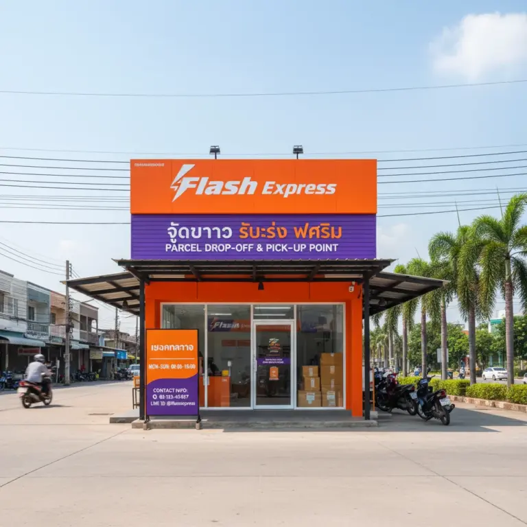 บริการ Flash Express สาขาศรีสะเกษ — ที่ตั้ง เวลาทำการ และช่องทางติดต่อสำหรับฝากส่งพัสดุ