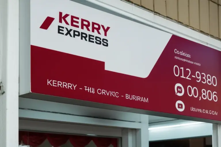 บริการ Kerry Express ในบุรีรัมย์: สาขา เวลาเปิด-ปิด และช่องทางติดต่อ
