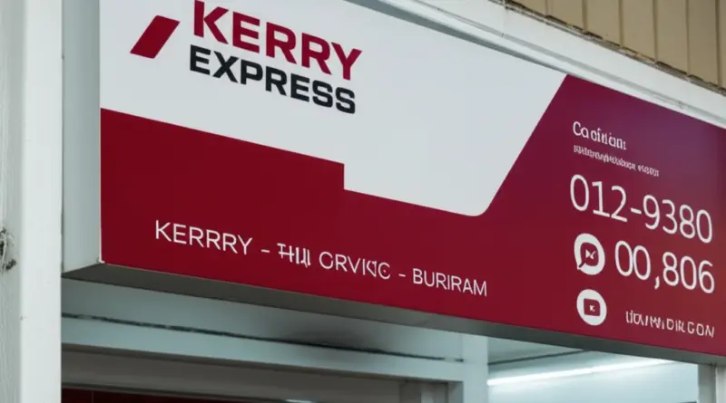 บริการ Kerry Express ในบุรีรัมย์: สาขา เวลาเปิด-ปิด และช่องทางติดต่อ