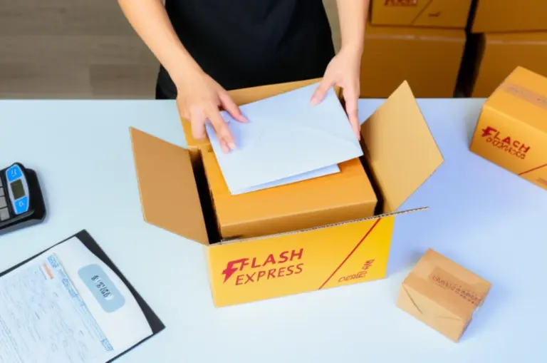 วิธีส่งพัสดุกับ Flash Express นครราชสีมา: ขั้นตอนการแพ็ค ซอง-กล่อง การชั่งน้ำหนัก และเอกสารที่ต้องเตรียม