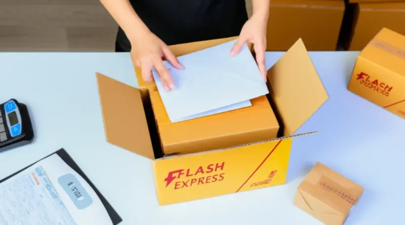 วิธีส่งพัสดุกับ Flash Express นครราชสีมา: ขั้นตอนการแพ็ค ซอง-กล่อง การชั่งน้ำหนัก และเอกสารที่ต้องเตรียม